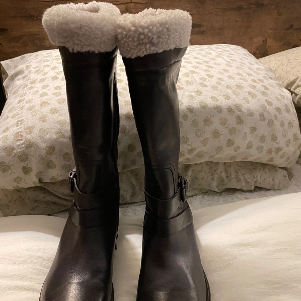 Celtic & Co. Tall Brown Boots with Shearling top lining. EU size 40, US 9.